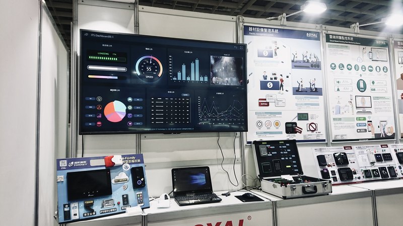 2018 展覽花絮:攤位上的 ITS Dashboard 監控畫面與整合設備展示